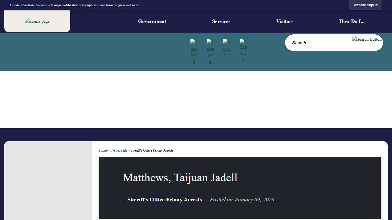 Matthews, Taijuan Jadell • Randolph County, NC